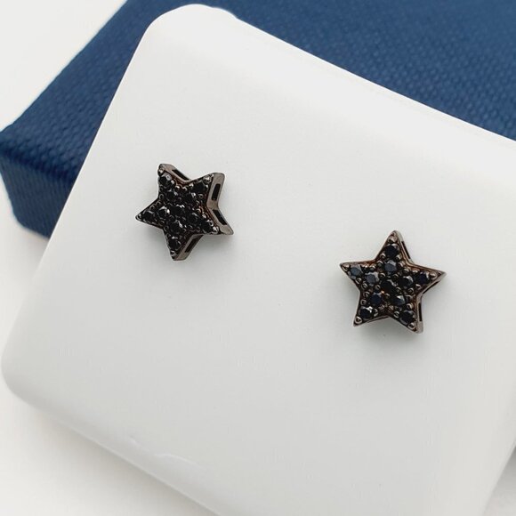 "925 Sterling Silver Plated Earrings, INUS1BR051 - Picture 2 of 11